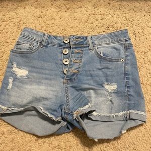 High rise shorts